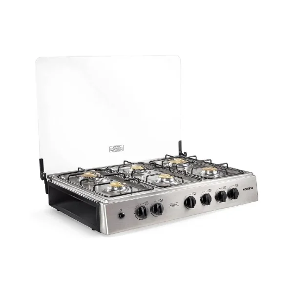 RAGAZZA INOX / COCINETA ECOLINE 6 QUEMADORES INOXIDABLE