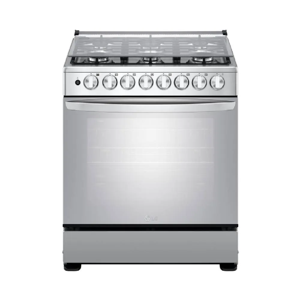 Cocina a Gas 6 Quemadores Puerta de Doble Capa tipo Espejo